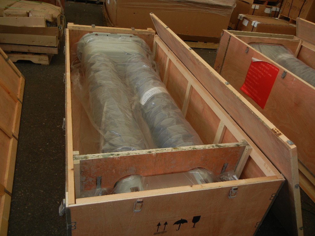 RHM transformer bushings packed for shipment