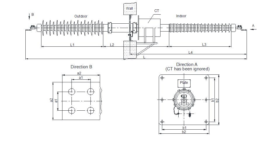 STB-L-Wall-Bushing-with-CT-drawing-3a