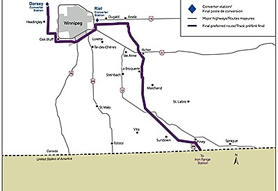 MMTP Transmission Line Route